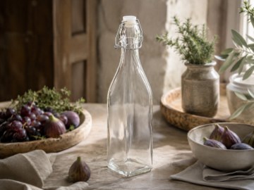 Chomik Бутылка 0,5 Л Квадратная Прозрачная, DUC7726 - Home Club