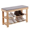 BackHome Living Бамбукова Лавка З Місцем Для Взуття 70 × 28 × 45 См, LOF8711 - Home Club, зображення 2