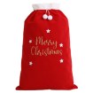 Chomik Мішок Для Подарунків «Merry Christmas» 60 × 90 См, Червоний, ELF4704 - Home Club, зображення 2
