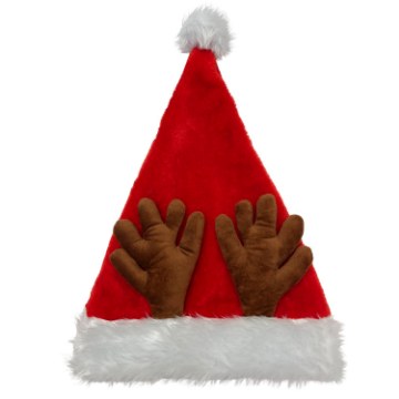 Chomik Шапка Санти Клауса З Рогами Оленя 30 × 45 см, ELF4681 - Home Club
