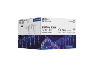 Chomik Штора «Sople 300L» багатоколірна, довжина 3 + 12 м, LED6311 - Home Club