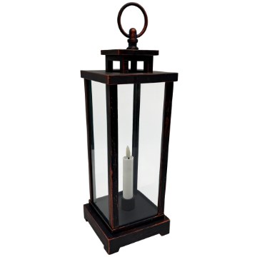 Chomik Светодиодный Фонарик 12 × 12 × 34 См Со Свечей, LED3447 - Home Club