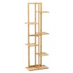 BackHome Living Бамбуковая Подставка Для Цветов И Растений, 6-Ярусная, 40 x 21 x 122 См, LOF8742 - Home Club, изображение 2