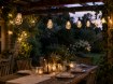 Garden Line Садова гірлянда 3,5 В, довжина 3 + 7 м, дріт, 10 світлодіодів, теплий білий колір, з кріпленнями, SOL1274 - Home Club, зображення 4