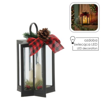 Chomik Светодиодный Фоник 14 × 14,5 × 23 См С Свечками В Виде Звезды, LED3355 - Home Club