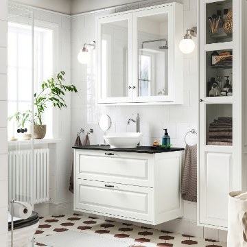 ІКЕА Умивальник і шафа з висувними ящиками TÄNNFORSEN / VÄSTERSJÖN, 896.298.13 - Home Club