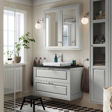 ІКЕА Умивальник і шафа з висувними ящиками TÄNNFORSEN / ORRSJÖN, 796.298.80 - Home Club