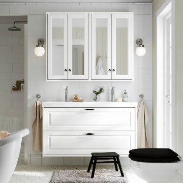 ІКЕА Умивальник і шафа з висувними ящиками TÄNNFORSEN / ORRSJÖN, 196.298.02 - Home Club