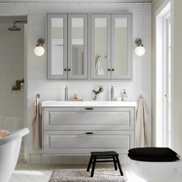 ІКЕА Умивальник і шафа з висувними ящиками TÄNNFORSEN / ORRSJÖN, 096.299.25 - Home Club