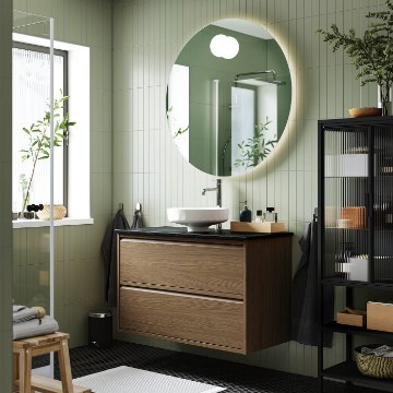ІКЕА Умивальник і шафа з висувними ящиками ÄNGSJÖN / LERSJÖN, 996.296.38 - Home Club