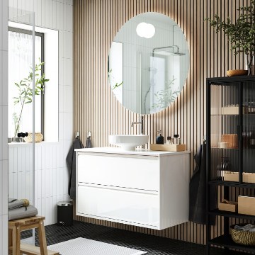 ІКЕА Умивальник і шафа з висувними ящиками ÄNGSJÖN / LERSJÖN, 896.297.85 - Home Club