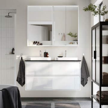 ІКЕА Умивальник і шафа з висувними ящиками ÄNGSJÖN / BACKSJÖN, 896.297.28 - Home Club