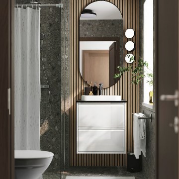 ІКЕА Умивальник і шафа з висувними ящиками ÄNGSJÖN / BACKSJÖN, 896.296.48 - Home Club