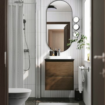 ІКЕА Умивальник і шафа з висувними ящиками ÄNGSJÖN / BACKSJÖN, 696.296.49 - Home Club