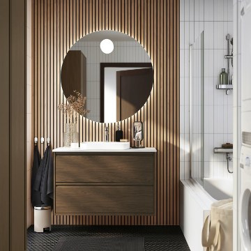 ІКЕА Умивальник і шафа з висувними ящиками ÄNGSJÖN / BACKSJÖN, 296.296.51 - Home Club