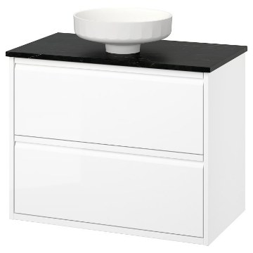 ИКЕА Умывальник и тумба с ящиками ÄNGSJÖN / LERSJÖN, 296.295.71 - Home Club