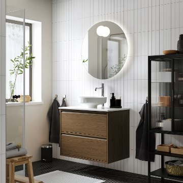 ІКЕА Умивальник і шафа з висувними ящиками ÄNGSJÖN / LERSJÖN, 196.296.37 - Home Club