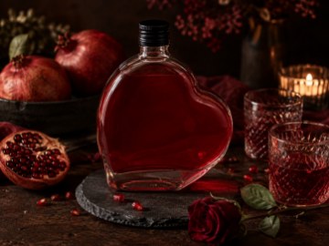 Chomik Пляшка «Серце» об’ємом 500 мл з металевою кришкою діаметром 28 мм, SIN3714 - Home Club