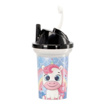 Chomik Кружка Tedy с трубочкой 300 мл, TITAP-9388 - Home Club