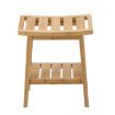 BackHome Living Бамбуковая Табуретка С Полкой 39,5 × 25 × 46 См, LOF8728 - Home Club, изображение 3