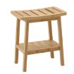 BackHome Living Бамбуковая Табуретка С Полкой 39,5 × 25 × 46 См, LOF8728 - Home Club, изображение 4