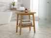 BackHome Living Бамбуковая Табуретка С Полкой 39,5 × 25 × 46 См, LOF8728 - Home Club, изображение 6