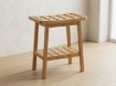BackHome Living Бамбуковая Табуретка С Полкой 39,5 × 25 × 46 См, LOF8728 - Home Club, изображение 7
