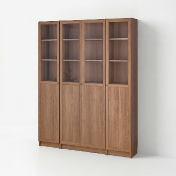ИКЕА Комбинация стеллажей drz panel BILLY БИЛЛИ / OXBERG ОКСБЕРГ, 194.835.45 - Home Club