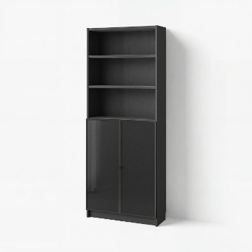 ИКЕА Книжный шкаф со стеклянными дверцами BILLY БИЛЛИ / HÖGBO, 794.843.87 - Home Club