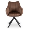 Mebel Elite Вращающееся кресло Mumbai 2, коричневое, велюровое, ME.MUMBAI/BR/V/K - Home Club, изображение 4