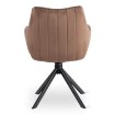 Mebel Elite Вращающееся кресло Mumbai 2, коричневое, велюровое, ME.MUMBAI/BR/V/K - Home Club, изображение 6