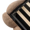 Mebel Elite Кровать 160x200 «Анкара» с ящиком для хранения, коричневая, с текстурой «букле», ME.ANKARA/160/BR/TB/LOZZPOJ - Home Club, изображение 11