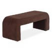 Mebel Elite Мягкий пуф Delino, коричневый, из ткани «букле», ME.DELINO/BR/TB/FW - Home Club, изображение 4