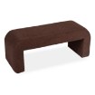 Mebel Elite Мягкий пуф Delino, коричневый, из ткани «букле», ME.DELINO/BR/TB/FW - Home Club, изображение 5