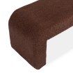 Mebel Elite Мягкий пуф Delino, коричневый, из ткани «букле», ME.DELINO/BR/TB/FW - Home Club, изображение 6