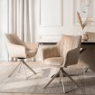 Mebel Elite Вращающееся кресло Aspen кремового цвета / кашемировый велюр, ME.ASPEN/KR/KASZ/V/K - Home Club, изображение 2