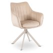 Mebel Elite Вращающееся кресло Aspen кремового цвета / кашемировый велюр, ME.ASPEN/KR/KASZ/V/K - Home Club, изображение 3
