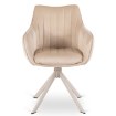 Mebel Elite Вращающееся кресло Aspen кремового цвета / кашемировый велюр, ME.ASPEN/KR/KASZ/V/K - Home Club, изображение 4