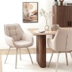 Mebel Elite Обертовий стілець Mond кремового кольору, ME.MOND/KR/KASZ/T/K - Home Club, зображення 2