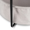 Mebel Elite Столик Dora, чёрный/бежевый, ME.DORA/CZ/BZ/L - Home Club, изображение 4