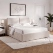Mebel Elite Кровать 120x200 «Марсилия» с ящиком для хранения, кремового цвета, из ткани «букле», ME.MARSYLIA/120/KR/TB/LOZZPOJ - Home Club, изображение 2