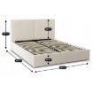 Mebel Elite Кровать 120x200 «Марсилия» с ящиком для хранения, кремового цвета, из ткани «букле», ME.MARSYLIA/120/KR/TB/LOZZPOJ - Home Club, изображение 10