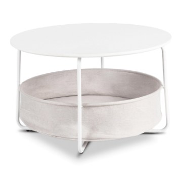 Mebel Elite Столик Dora, белый/бежевый, ME.DORA/B/BZ/L - Home Club