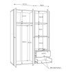 Forte Шафа для одягу, MKSS831-120 - Home Club, зображення 14