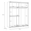 Forte Шафа для одягу, W2QS823E71-Q300 - Home Club, зображення 24