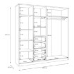 Forte Шафа для одягу P, FQSS942R-Q169 - Home Club, зображення 11