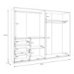 Forte Шафа для одягу, W2QS52331-U60 - Home Club, зображення 18