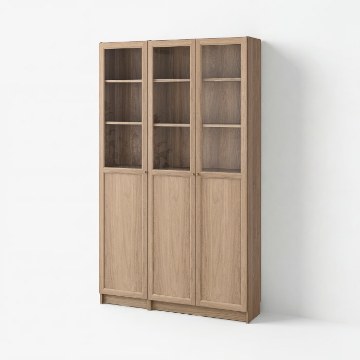 ИКЕА Комбинация стеллажей drz panel BILLY БИЛЛИ / OXBERG ОКСБЕРГ, 895.818.49 - Home Club