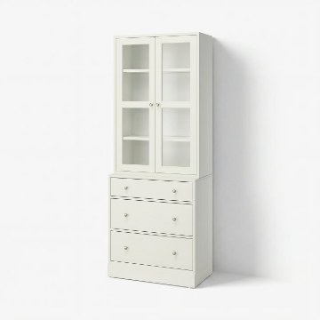 ИКЕА Комбинация со стеклянными дверями HAVSTA ХАВСТА, 595.974.65 - Home Club