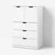 ИКЕА Комод NORDLI НОРДЛИ, 292.765.50 - Home Club